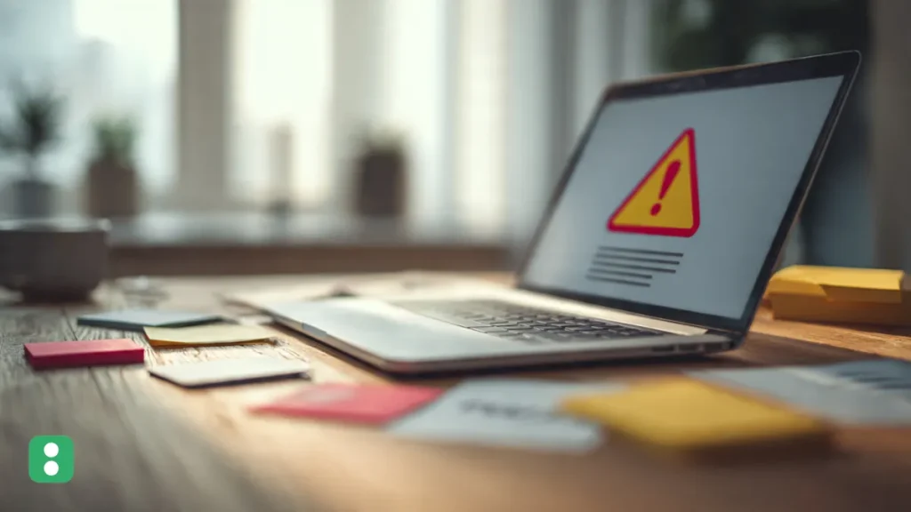 Imagem que simboliza a atenção necessária para identificar sinais de alerta antes de escolher um curso online.